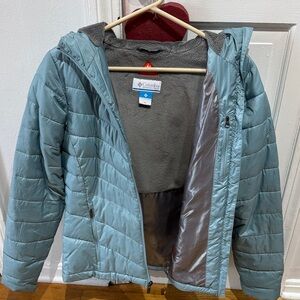 Columbia Sky Blue Quilted Jacket